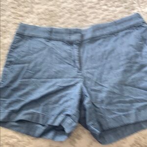 J. Crew Blue Bermuda Shorts Casual Cotton Blend
